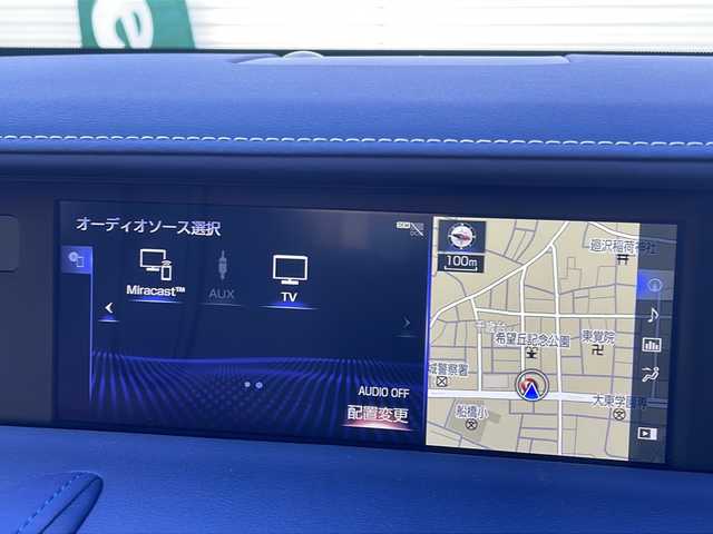 レクサス ＬＣ 500 Lパッケージ 東京都 2018(平30)年 0.4万km ホワイトノーヴァガラスフレーク ワンオーナー/登録時走行距離【4205km】/純正ナビ/（フルセグ/BT/CD/DVD/FM/AM）/ドライブレコーダー【前後】/バックカメラ　ETC2.0/ガラスルーフ【開かない】/Lexus Safety System +/・レーンキーピングアシスト/・プリクラッシュセーフティ/・レーダークルーズコントロール/・オートマチックハイビーム/ブラインドスポットモニター/コーナーセンサー/ヘッドアップディスプレイ/パドルシフト/ステアリングヒーター/レザーシート/シートヒーター（D/N）/エアーシート（D/N）/オートホールド/スマートキー×２/カードキー×１/純正２１インチアルミ