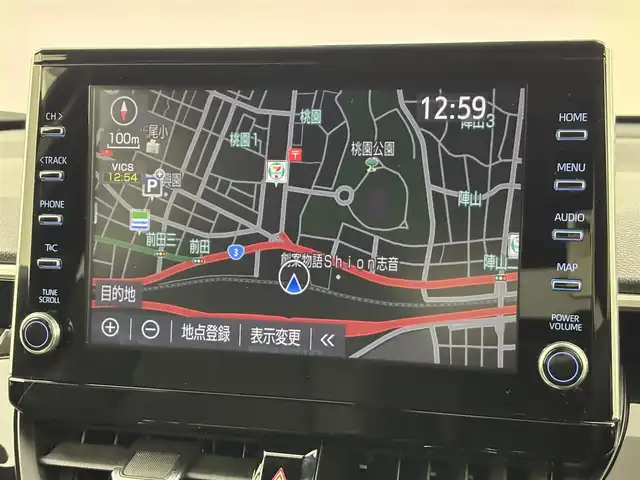 トヨタ カローラ クロス Z 福岡県 2023(令5)年 2.2万km アティチュードブラックマイカ 純正９型ナビ／フルセグＴＶ　/バックカメラ　/ビルトインＥＴＣ　/レーダークルコン　/トヨタセーフティセンス　/アクセル踏み間違い防止　/ハーフレザーシート　/シートヒーター　/パワーバックドア　/純正１８インチＡＷ　/ＬＥＤヘッドライト