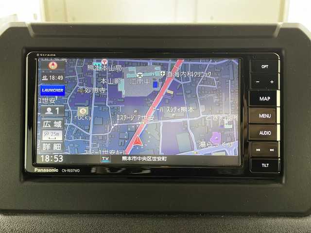 スズキ ジムニー XC 熊本県 2020(令2)年 3万km ブルーイッシュブラックパール3 純正ナビ（CN-RE07WD）/フルセグTV/Bluetooth/バックカメラ/衝突軽減ブレーキ/レーンキープアシスト/クルーズコントロール/ヘッドライトウォッシャー/ダウンヒルアシストコントロール/D/N席シートヒーター/ステアリングリモコン/スマートキー/プッシュスタート/ETC