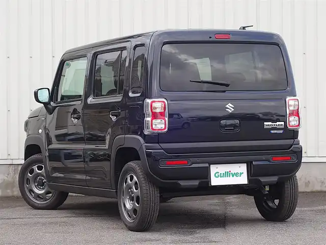 スズキ ハスラー HYBRID G 山形県 2024(令6)年 0.1万km未満 ブルーイッシュブラックパール3 デュアルカメラブレーキサポート/レーダークルーズコントロール/オートヘッドライト/シートヒーター/アイドリングストップ/コーナーセンサー/ステアリングスイッチ/電動格納ミラー/ミラーヒーター/AAC/スマートキー×2