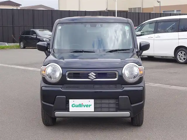 スズキ ハスラー HYBRID G 山形県 2024(令6)年 0.1万km未満 ブルーイッシュブラックパール3 デュアルカメラブレーキサポート/レーダークルーズコントロール/オートヘッドライト/シートヒーター/アイドリングストップ/コーナーセンサー/ステアリングスイッチ/電動格納ミラー/ミラーヒーター/AAC/スマートキー×2
