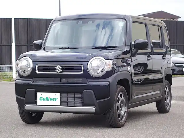 スズキ ハスラー HYBRID G 山形県 2024(令6)年 0.1万km未満 ブルーイッシュブラックパール3 デュアルカメラブレーキサポート/レーダークルーズコントロール/オートヘッドライト/シートヒーター/アイドリングストップ/コーナーセンサー/ステアリングスイッチ/電動格納ミラー/ミラーヒーター/AAC/スマートキー×2
