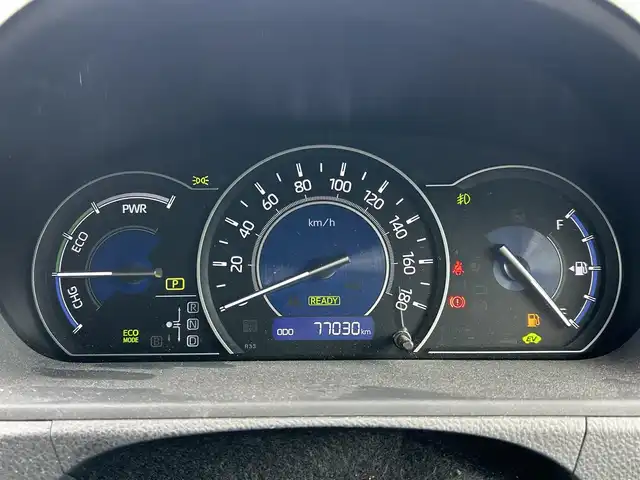 トヨタ ヴォクシー ハイブリッド ZS 煌 福岡県 2018(平30)年 7.7万km ブラック 社外９型ナビ/（AM/FM/CD/DVD/BT)/フルセグTV/バックカメラ/両側パワースライドドア /純正フリップダウンモニター/クルーズコントロール/ビルトインETC/スマートキー/プッシュスタート/前席シートヒーター /プリクラッシュ セーフティ/レーンキープアシスト/横滑り防止装置/純正１６インチAW/LEDヘッドライト/フロアマット/取り扱い説明書/保証書