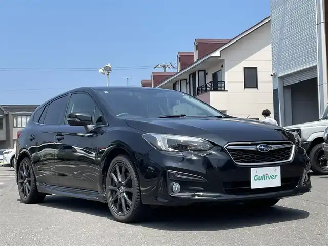 スバル インプレッサ スポーツ 2．0i－S アイサイト 道央・札幌 2016(平28)年 10.6万km クリスタルブラックシリカ ４WD/社外メモリナビ(AM/FM/CD/DVD/BT/USB)/フルセグ(走行中視聴可能)/バックカメラ/パドルシフト/アイサイト/SRH/横滑り防止装置/アイドリングストップ/革巻きステアリング/電動格納ミラー/ウインカーミラー/オートライト/フォグランプ/純正前方ドラレコ/前席パワーシート/プッシュスタート/ナノイー/衝突軽減ブレーキ/スペアキー×１