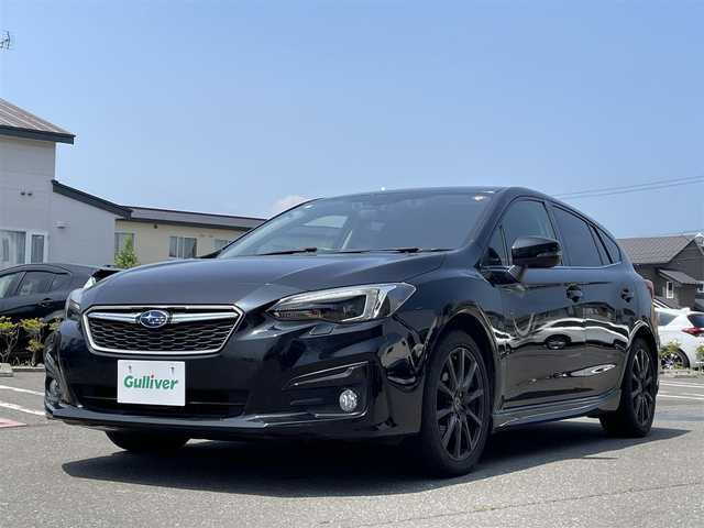 スバル インプレッサ スポーツ 2．0i－S アイサイト 道央・札幌 2016(平28)年 10.6万km クリスタルブラックシリカ ４WD/社外メモリナビ(AM/FM/CD/DVD/BT/USB)/フルセグ(走行中視聴可能)/バックカメラ/パドルシフト/アイサイト/SRH/横滑り防止装置/アイドリングストップ/革巻きステアリング/電動格納ミラー/ウインカーミラー/オートライト/フォグランプ/純正前方ドラレコ/前席パワーシート/プッシュスタート/ナノイー/衝突軽減ブレーキ/スペアキー×１
