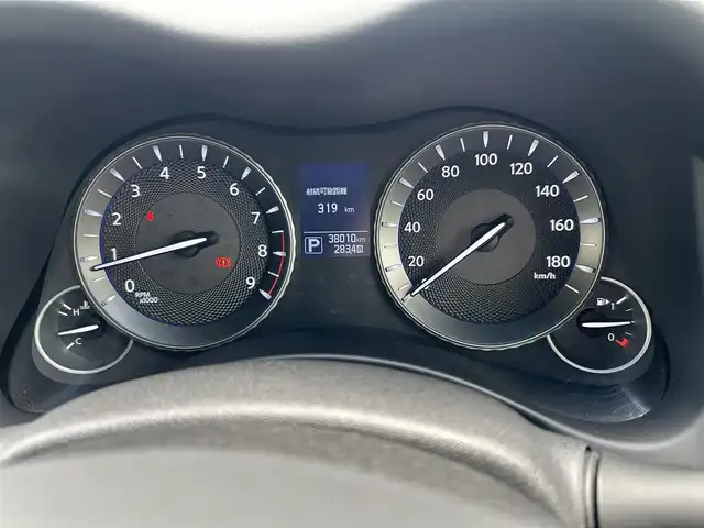 日産 フーガ 370GT 愛知県 2015(平27)年 3.8万km ダークメタルグレー 純正HDDナビ/フルセグテレビ/バックカメラ/アラウンドビュー/ウィンカーミラー/クルーズコントロール/ドアバイザー/プッシュスタート/黒革シート/BSM/レザーステアリング