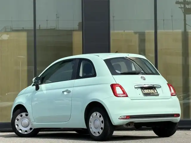 フィアット ５００ 1．2 ポップ 石川県 2016(平28)年 4.7万km LATTE MENTA ディスプレイオーディオ/AUX/Bluetooth/純正14ホイール
