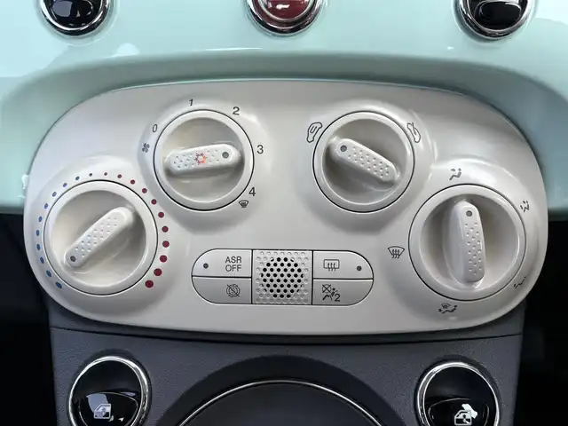 フィアット ５００ 1．2 ポップ 石川県 2016(平28)年 4.7万km LATTE MENTA ディスプレイオーディオ/AUX/Bluetooth/純正14ホイール