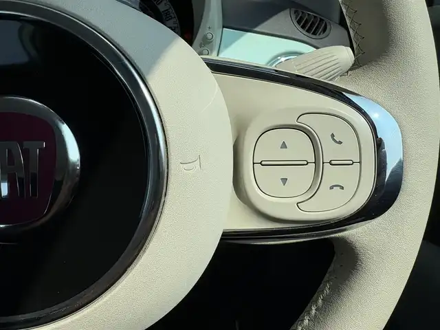フィアット ５００ 1．2 ポップ 石川県 2016(平28)年 4.7万km LATTE MENTA ディスプレイオーディオ/AUX/Bluetooth/純正14ホイール