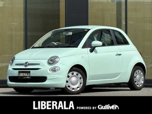 フィアット ５００ 1．2 ポップ 石川県 2016(平28)年 4.7万km LATTE MENTA ディスプレイオーディオ/AUX/Bluetooth/純正14ホイール