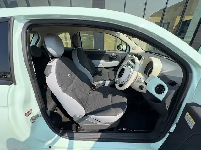 フィアット ５００ 1．2 ポップ 石川県 2016(平28)年 4.7万km LATTE MENTA ディスプレイオーディオ/AUX/Bluetooth/純正14ホイール
