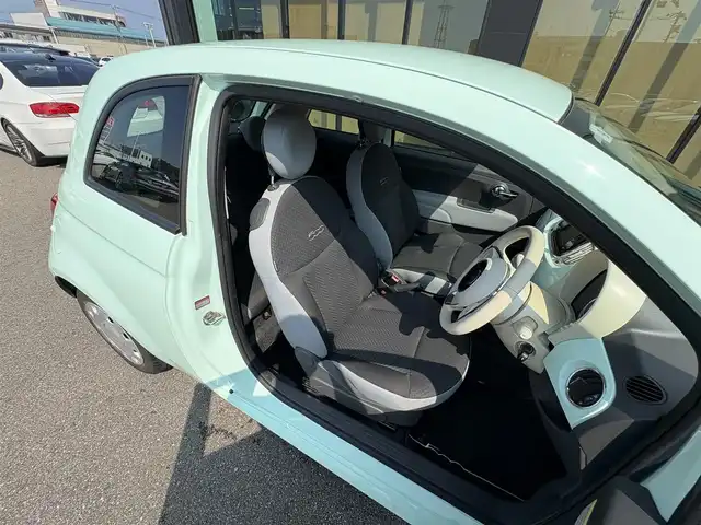 フィアット ５００ 1．2 ポップ 石川県 2016(平28)年 4.7万km LATTE MENTA ディスプレイオーディオ/AUX/Bluetooth/純正14ホイール