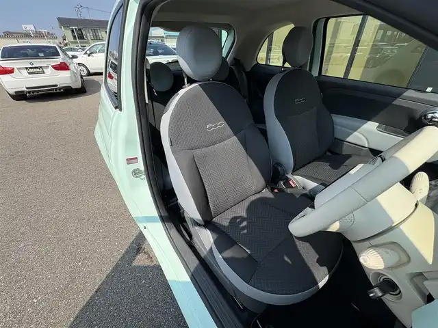 フィアット ５００ 1．2 ポップ 石川県 2016(平28)年 4.7万km LATTE MENTA ディスプレイオーディオ/AUX/Bluetooth/純正14ホイール