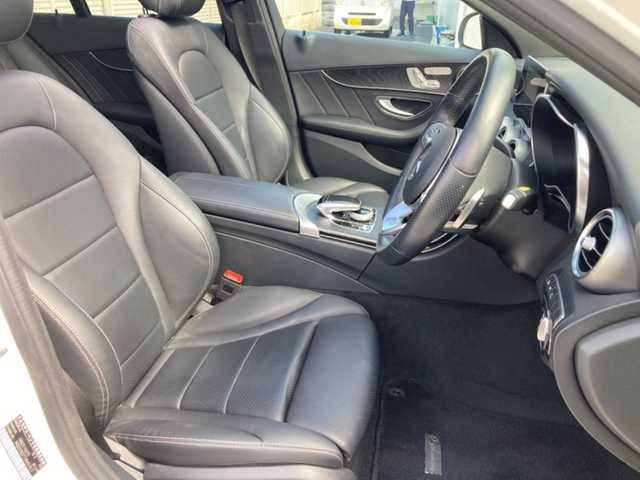 メルセデス・ベンツ Ｃ２００ アバンギャルド AMGライン 東京都 2018(平30)年 2.5万km 白Ⅱ ワンオーナー/純正ナビ/フルセグテレビ/Bluetooth/バックカメラ/クルーズコントロール/サンルーフ/レザーシート/D/Nパワーシート/D/Nシートヒーター/プッシュスタート/ETC/LEDヘッドライト/前後コーナーセンサー/前方ドラレコ/パドルシフト/D/Nシートメモリー/BSM