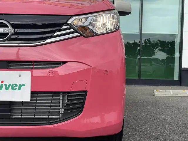 日産 デイズ X 福島県 2024(令6)年 0.3万km ピンクⅡ 純正9インチナビ/バックカメラ/フルセグTV/BT/USB/衝突軽減ブレーキ/車線逸脱警報/前後コーナーセンサー/オートライト/タイヤシグナルガイド/ETC/前後ドラレコ/純正14インチアルミ/純正フロアマット/プッシュスタート/電格ミラー