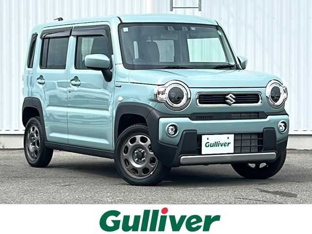 スズキ ハスラー HYBRID G 愛媛県 2024(令6)年 0.5万km オフブルーM 社外SDナビ/バックカメラ/クルーズコントロール追従有/Bluetooth/ドライブレコーダー前方のみ/コーナーセンサー後のみ/純正15インチアルミホイール/オートライト/オートLEDヘッドライト/レーンキープアシスト/スマートキー/スペアキー/保証書/取扱説明書