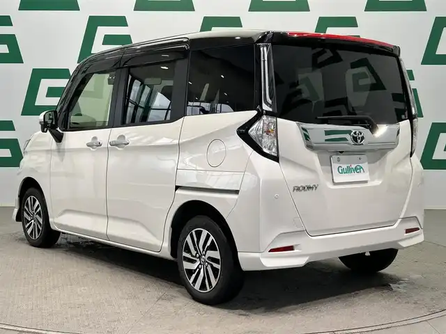 トヨタ ルーミー カスタムG 鹿児島県 2023(令5)年 3.3万km ブラックマイカメタリック/パールホワイト2トーン ワンオーナー/禁煙/純正7インチＳＤナビ（CD/DVD/BT/フルセグTV）/両側パワースライドドア/スマートアシスト/前後コーナーセンサー/前席シートヒーター/全方位カメラ/アダプティブクルーズコントロール/純正ビルトインETC2.0/純正フロアマット/純正アルミホイール/純正ドアバイザー/純正前後ドライブレコーダー/後席ロール式サンシェード/後席シートバックテーブル