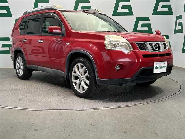 日産 エクストレイル 20Xt 鹿児島県 2011(平23)年 10.3万km バーニングレッド 禁煙車/純正ナビ/(Bluetooth/CD/ワンセグTV/ipod)/ハイパールーフレール/ミラー型レーダー探知機/ALLMODE 4×4i/フェンダーミラー/電動格納ミラー/ドアバイザー/ETC