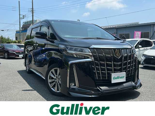 トヨタ アルファード S タイプゴールド 埼玉県 2020(令2)年 9.2万km ブラック ワンオーナー/メモリナビ/フルセグテレビ/バックカメラ/フリップダウンモニター/TRDエアロ（Fスポイラー/Rアンダースポイラー）/全車速追従機能付クルーズコントロール/レーンアシスト/クリアランスソナー/ヒルスタートアシスト/本革巻きステアリング/プッシュスタート/両側パワースライドドア/イージークローザー/ETC/DVDナビ/運転席エアバッグ/助手席エアバッグ/サイドエアバッグ/ＡＢＳ（アンチロックブレーキ）/サイドインパクトバー/ブレーキアシスト/衝突安全ボディ/EBD/横滑り防止装置/衝突防止装置/車間距離制御システム/盗難防止装置/エアコン：デュアルエアコン/テアリングホイールテレスコピック機構/ステアリングホイールチルト/アルミホイール/ＵＶカットガラス/プライバシーガラス/空気清浄機/前席左右独立温度調整式エアコン/後席左右独立温度調整式エアコン
