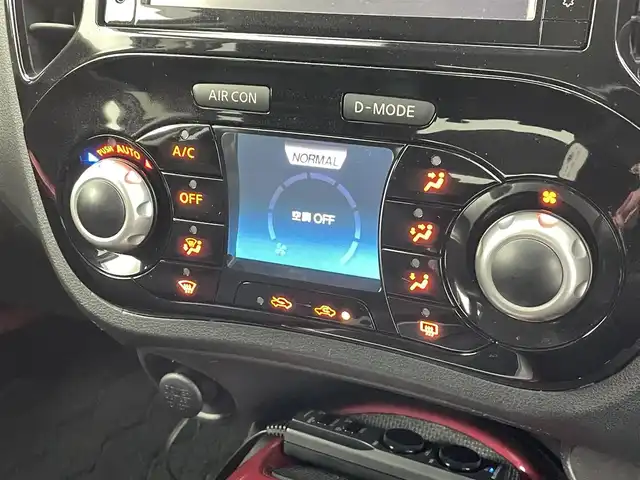 日産 ジューク 15RX Vセレ パーソナライゼーション 熊本県 2019(平31)年 8.1万km スーパーブラック 純正ナビMM318D-W（ＣＤ・ＤＶＤ・フルセグ・ＢＴ・ＳＤ・ＡＵＸ・ｉｐｏｄ・ＵＳＢ）/全周囲カメラ　/純正前方ドライブレコーダー　/ビルトインＥＴＣ　/インテリジェントエマージェンシーブレーキ　/車線逸脱警報　/横滑り防止/アイドリングストップ/純正フロアマット/純正１７インチAW/オートライト/HIDライト/フォグランプ/スマートキー/プッシュスタート