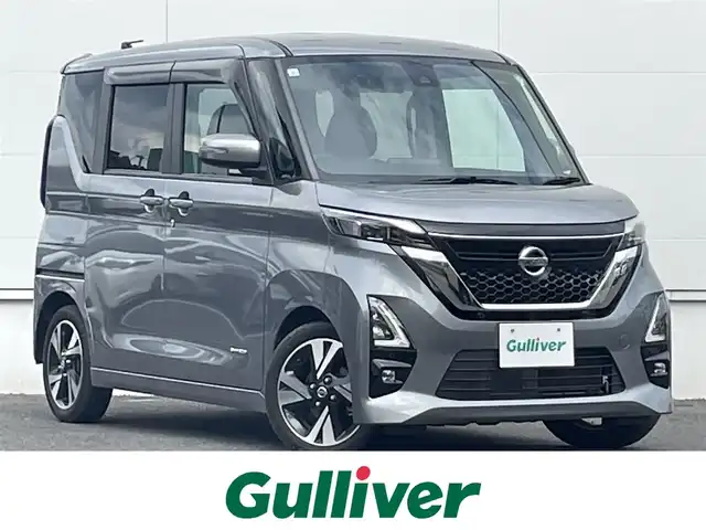 日産 ルークス HWS Gターボ プロパイロットED 佐賀県 2021(令3)年 3.9万km チタニウムグレーメタリック プロパイロット/エマージェンシーブレーキ/インテリジェントクルーズコントロール/ソナー/純正ナビ/・フルセグTV/BT/CD/インナーミラー型アラウンドビューモニター/純正15インチAW/LEDヘッドライト/フォグランプ/オートマチックハイビーム/電動パーキングスイッチ/プッシュスタート/リアサーキュレーター/スペアキー×１/取扱説明書/保証書