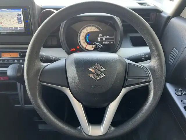 スズキ スペーシア HYBRID G 鹿児島県 2022(令4)年 3.2万km オフブルーM ワンオーナー/純正メモリナビ「KENWOOD」/　・dvd・sd・Bluetooth・ワンセグ/社外前後ドラレコ「ユピテル SN-TW72」/バックカメラ/セーフティサポート/　・デュアルブレーキサポート/　・車線逸脱警報/　・ハイビームアシスト/　・リアパーキングセンサー/　・誤発進抑制機能（前方・後方）/オートライト/電動格納ドアミラー/フロアマット/ドアバイザー/取扱説明書、新車保証書/スペアスマートキーX1本