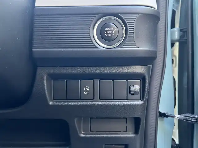 スズキ スペーシア HYBRID G 鹿児島県 2022(令4)年 3.2万km オフブルーM ワンオーナー/純正メモリナビ「KENWOOD」/　・dvd・sd・Bluetooth・ワンセグ/社外前後ドラレコ「ユピテル SN-TW72」/バックカメラ/セーフティサポート/　・デュアルブレーキサポート/　・車線逸脱警報/　・ハイビームアシスト/　・リアパーキングセンサー/　・誤発進抑制機能（前方・後方）/オートライト/電動格納ドアミラー/フロアマット/ドアバイザー/取扱説明書、新車保証書/スペアスマートキーX1本