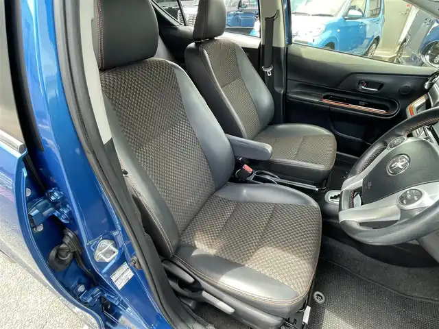 トヨタ アクア X－URBAN 福岡県 2015(平27)年 7万km コバルトブルーメタリック (株)IDOMが運営する【じしゃロン八幡西店】の自社ローン専用車両になります。こちらは現金またはオートローンご利用時の価格です。自社ローンご希望の方は別途その旨お申付け下さい/純正ナビ　NSZN-W64T/TV/CD/DVD/BT/バックカメラ/衝突軽減ブレーキ/ルーフレール/ハーフレザーシート/ETC