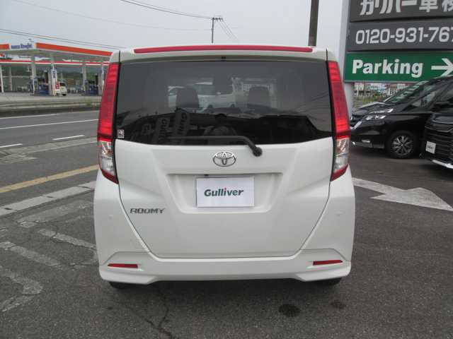 トヨタ ルーミー G 広島県 2021(令3)年 7.4万km パールホワイトⅢ ワンオーナー/純正ナビ・BTオーディオ/LEDオートライト/パノラミックビューモニター/スマートアシスト/コーナーセンサー/両側パワースライド/スマートキー