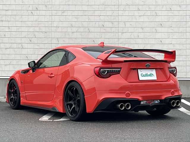 トヨタ ８６ GT ソーラーオレンジLTD 山形県 2017(平29)年 2.7万km オレンジ カラーコード：NBB　ソーラーオレンジ/禁煙車/TRDエアロ（F/S/R）/リアウィング/TDRフェンダーフィン/TRDエアロスタビライジングカバー（Rウィンドウ下部）/ADVAN Racing１８インチAW/ブレンボキャリパー/MILD　DANPER車高調/TRD４本出しマフラー/アルミペダル/ハーフレザーシート/純正ナビ(CD.DVD.BT)/フルセグ/バックカメラ/クルーズコントロール/シートヒーター/ETC/ドライブレコーダー/LEDヘッドライト/LEDフォグ/プッシュスタート/スマートキー