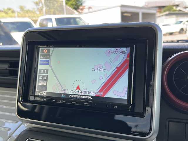 スズキ スペーシア HYBRID X 大阪府 2021(令3)年 2.7万km シフォンアイボリーM 衝突軽減ブレーキ　社外ナビ　バックカメラ　シートヒーター　両側パワースライドドア　前後ドラレコ　オートライト　ＥＴＣ　スマートキー　アイドリングストップ