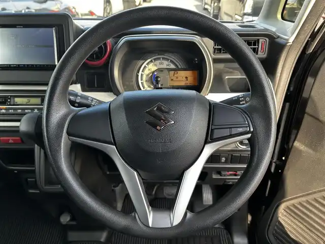 スズキ スペーシア HYBRID G 滋賀県 2018(平30)年 8.9万km アーバンブラウンパールメタリック 社外7インチナビ/【Bluetooth/CD/DVD/ワンセグTV】/両側スライドドア/オートライト/ETC/ドアバイザー/プッシュスタート/スマートキー/社外フロアマット