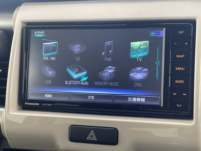 スズキ ハスラー J ターボ 沖縄県 2019(令1)年 6.9万km ブルーイッシュブラックパール3 パナソニックナビ【CN-RZ746W】/（フルセグＴＶ　ＣＤ　ＤＶＤ　ＢＬＵＥＴＯＯＴＨ)　/クルーズコントロール　/ＥＴＣ　/社外ルーフキャリア　/レーダー探知機　/シートヒーター　/純正フロアマット　/オートエアコン　/オートライト　/スマートキー/スペアキー