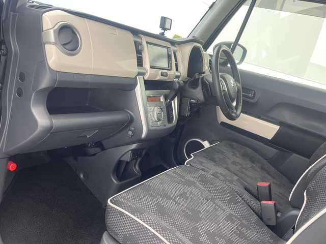 スズキ ハスラー J ターボ 沖縄県 2019(令1)年 6.9万km ブルーイッシュブラックパール3 パナソニックナビ【CN-RZ746W】/（フルセグＴＶ　ＣＤ　ＤＶＤ　ＢＬＵＥＴＯＯＴＨ)　/クルーズコントロール　/ＥＴＣ　/社外ルーフキャリア　/レーダー探知機　/シートヒーター　/純正フロアマット　/オートエアコン　/オートライト　/スマートキー/スペアキー