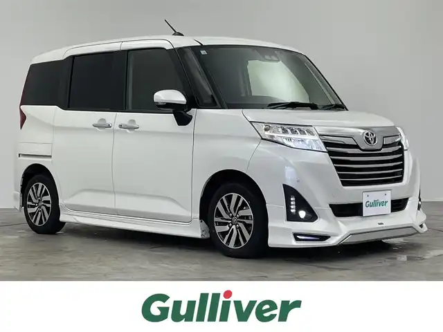 トヨタ ルーミー カスタムG 茨城県 2020(令2)年 5.2万km パールホワイトⅢ モデリスタエアロ　/純正ナビ　/バックカメラ　/ビルトインＥＴＣ　/ドライブレコーダー　/クルーズコントロール　/両側パワースライドドア　/純正アルミホイール　/オートライト　/スマートキー　/ＬＥＤヘッドライト　/地デジ