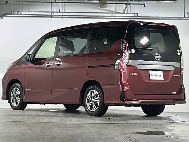 日産 セレナ e－パワー ハイウェイスター V 広島県 2020(令2)年 7万km マルーンレッド 禁煙車/セーフティパックA/エマージェンシーブレーキ/車線逸脱警報/ハイビームアシスト/標識認識機能/速度標識機能/ふらつき警報/プロパイロット/コーナーセンサー/BSW/インテリジェントルームミラー/純正10型ナビ/・フルセグ/CD/DVD/Blu-ray/Bluetooth/・SD/REC/USB/アラウンドビューモニター/純正フリップダウンモニター/ハンズフリー両側パワースライドドア/革巻きステアリング/ステアリングスイッチ/LEDヘッドライト/フォグランプ/オートライト/防水シート/スマートキー/プッシュスタート/電動パーキングブレーキ/オートホールド/オートデュアルエアコン/リヤヒーターダクト/シートバックテーブル/USB電源/サンシェード/純正ドアバイザー/純正ドライブレコーダー/ETC/純正フロアマット/純正15インチアルミホイール/W+サイド+カーテンエアバック