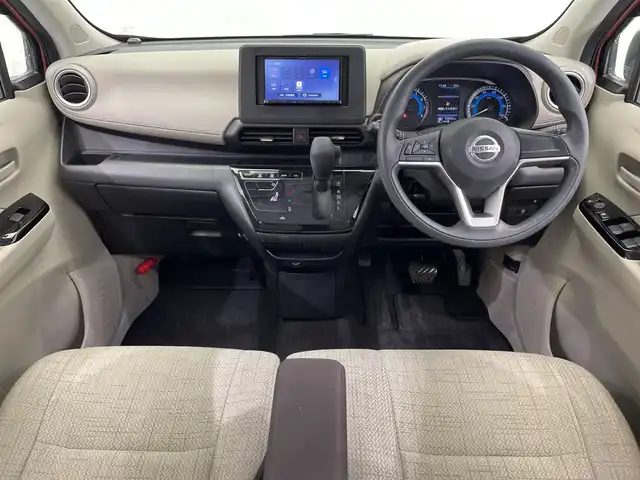 日産 デイズ X 栃木県 2020(令2)年 2.6万km ブロッサムピンク 社外ナビ/（CD/AUX）/バックカメラ/オートライト/横滑り防止装置/スマートキー/プッシュスタート/アイドリングストップ/電動格納ミラー/純正アルミホイール/社外フロアマット/ヘッドライトレベライザー/カーテンエアバック/衝突被害軽減システム