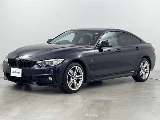 ＢＭＷ ４２０ｉ xDrive グランクーペ Mスポーツ 道央・札幌 2014(平26)年 6万km カーボンブラックM ・4WD/・純正ナビ（TV＆CD＆DVD＆BT）/・バックカメラ/・クルーズコントロール/・レーンキープアシスト/・アイドリングストップ/・横滑り防止/・ステアリングスイッチ/・パドルシフト/・パワーシート/・スマートキー/・スペアキー