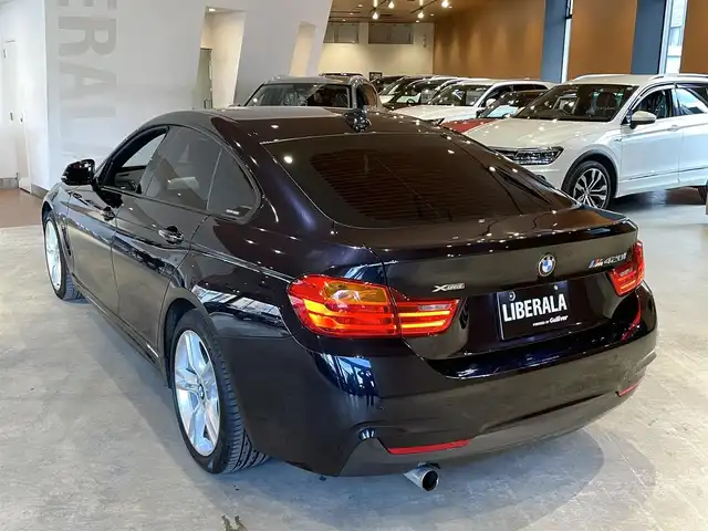 ＢＭＷ ４２０ｉ xDrive グランクーペ Mスポーツ 道央・札幌 2014(平26)年 6万km カーボンブラックM ・4WD/・純正ナビ（フルセグTV＆CD＆DVD＆BT）/・バックカメラ/・クルーズコントロール/・レーンキープアシスト/・アイドリングストップ/・横滑り防止/・ステアリングスイッチ/・パドルシフト/・電動シート/・ETC/・スマートキー/・スペアキー