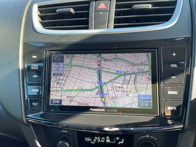 スズキ スイフト スポーツ 石川県 2016(平28)年 4.5万km グレー 純正ナビ　フルセグＴＶ　ＨＩＤヘッドライト　スマートキー　ドライブレコーダー　ＥＴＣ　プッシュスタート　スタッドレス積み込み　アルミホイール