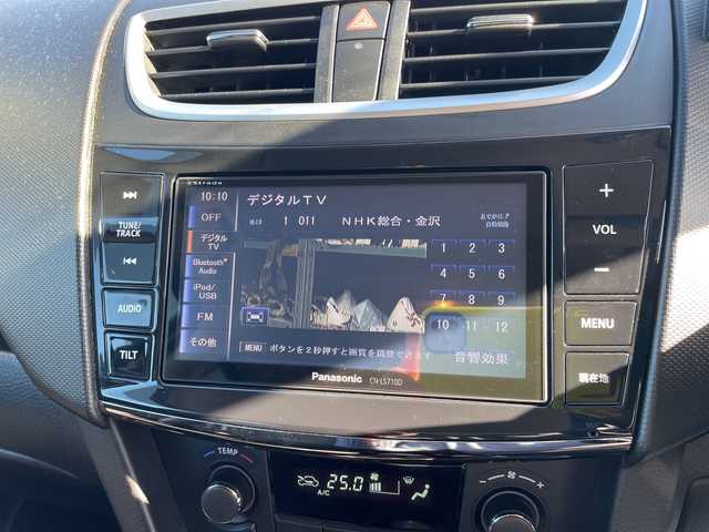 スズキ スイフト スポーツ 石川県 2016(平28)年 4.5万km グレー 純正ナビ　フルセグＴＶ　ＨＩＤヘッドライト　スマートキー　ドライブレコーダー　ＥＴＣ　プッシュスタート　スタッドレス積み込み　アルミホイール