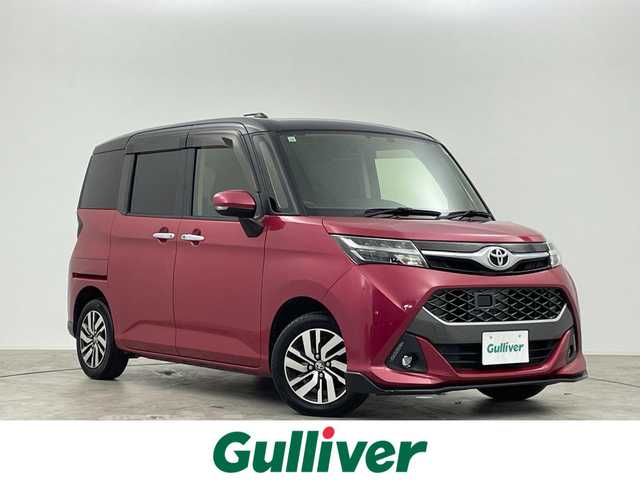 トヨタ タンク カスタムG 群馬県 2017(平29)年 5.6万km ブラックマイカ/マゼンダベリーメタリック 禁煙車　両側パワスラ　純正ナビ　BT　フルセグ　バックカメラ　クルコン　ビルトインETC　アイドリングストップ　横滑り防止装置　ステアリングスイッチ　オートライト　プッシュスタート　スマートキー