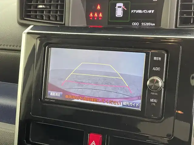 トヨタ タンク カスタムG 群馬県 2017(平29)年 5.6万km ブラックマイカ/マゼンダベリーメタリック 禁煙車　両側パワスラ　純正ナビ　BT　フルセグ　バックカメラ　クルコン　ビルトインETC　アイドリングストップ　横滑り防止装置　ステアリングスイッチ　オートライト　プッシュスタート　スマートキー