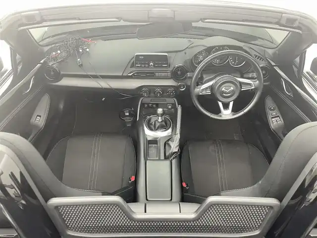 マツダ ロードスター 990S 熊本県 2022(令4)年 4.2万km ジェットブラックマイカ ワンオーナー　/ローダウン　/フロント・リアエアロ　/ブラインドスポットモニター　/衝突軽減ブレーキ　/レーンキープアシスト　/横滑り防止　/後ろのみクリアランスソナー　/純正フロアマット　/ＷＯＲＫ１７インチＡＷ/スマートキー/プッシュスタート