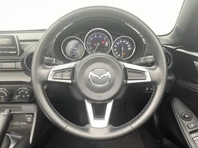 マツダ ロードスター 990S 熊本県 2022(令4)年 4.2万km ジェットブラックマイカ ワンオーナー　/ローダウン　/フロント・リアエアロ　/ブラインドスポットモニター　/衝突軽減ブレーキ　/レーンキープアシスト　/横滑り防止　/後ろのみクリアランスソナー　/純正フロアマット　/ＷＯＲＫ１７インチＡＷ/スマートキー/プッシュスタート