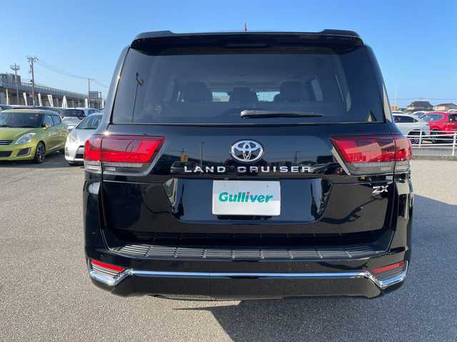 トヨタ ランドクルーザー ZX 石川県 2023(令5)年 2.1万km ブラック ワンオーナー　純正ディスプレイオーディオ　フルセグ　パノラマモニター　ＬＥＤヘッドライト　革シート　サンルーフ　パワーバックドア　ＢＳＭ　ＥＴＣ２．０　セーフティセンス　レーダークルーズ
