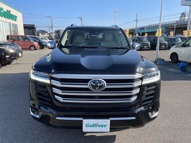 トヨタ ランドクルーザー ZX 石川県 2023(令5)年 2.1万km ブラック ワンオーナー　純正ディスプレイオーディオ　フルセグ　パノラマモニター　ＬＥＤヘッドライト　革シート　サンルーフ　パワーバックドア　ＢＳＭ　ＥＴＣ２．０　セーフティセンス　レーダークルーズ