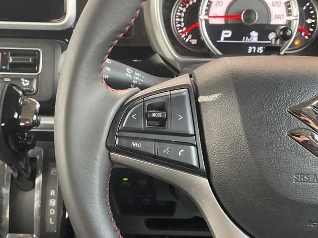 スズキ スペーシア カスタム HYBRID XS 宮崎県 2018(平30)年 3.8万km フェニックスレッドパール/ブルーイッシュブラックパール 社外ナビ　フルセグＴＶ　バックカメラ　ＥＴＣ　両側パワースライドドア　シートヒーター　ＬＥＤヘッドライト　衝突軽減ブレーキ