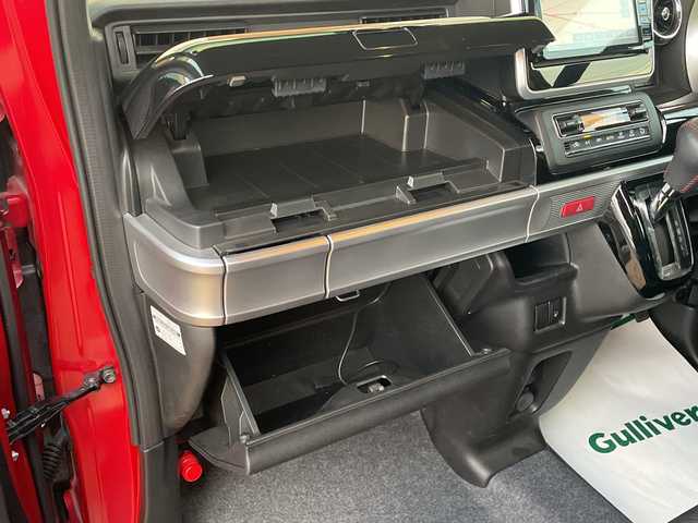 スズキ スペーシア カスタム HYBRID XS 宮崎県 2018(平30)年 3.8万km フェニックスレッドパール/ブルーイッシュブラックパール 社外ナビ　フルセグＴＶ　バックカメラ　ＥＴＣ　両側パワースライドドア　シートヒーター　ＬＥＤヘッドライト　衝突軽減ブレーキ