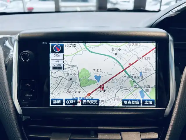 プジョー ２０８ アリュール シエロプラス 大阪府 2017(平29)年 3.7万km 青 250台限定車/ガラスルーフ/ナビ/TV/クリアランスソナー/USB/Bluetooth/クルコン/ETC/ドラレコ/純正16インチAW/applecarplay/リモコンキー